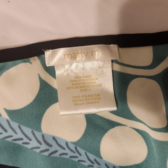 Colorful Patterned Top-Matty M - Picture 3 of 7